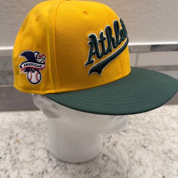 Oakland Athletics Fanatics Iconic Multi patch Fitted Hat -cp - Picture 3 of 9